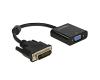 Delock Adapter DVI-D 24+1 Male > VGA Female (65658)
