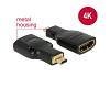 Delock Adapter HDMI > Micro HDMI F/M 4K (65664)