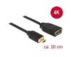 Delock Cable HDMI > Micro HDMI F/M 3D 4K 20cm (65687)