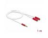 Delock Headset Adapter 3.5mm 4pin > 2 x 3pin M/F 1m (66520)