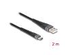 Delock Cable USB-A 2.0 > USB-C 2m w/Bend Protecion (81122)