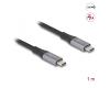 Delock Cable USB-C 40Gbps 8K PD 3.1 240W 1m (81191)