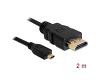 Delock Cable HDMI > Micro HDMI M/M 2m (82664)