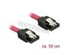 Delock Cable SATA 6Gb/s M/M 50cm (82677)