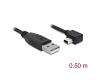 Delock USB-A 2.0 > Mini USB-B 5pin Angled 0.5m (82680)