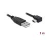 Delock USB-A 2.0 > Mini USB-B 5pin Angled 1m (82681)