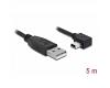 Delock USB-A 2.0 > Mini USB-B 5pin Angled 5m (82684)