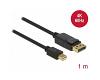 Delock Mini DisplayPort 1.2 &gt; DisplayPort 4K 60Hz 1m (82698)