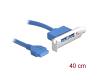Delock 2 x USB 3.0 Low Profile Slot Bracket 40cm (82976)