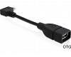 Delock Micro USB-B > USB-A 2.0 M/F OTG 11cm (83104)