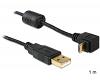 Delock USB-A 2.0 Male > USB 2.0 Micro-B Male 90° 1m (83148)