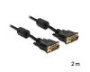 Delock DVI-D Dual Link 24+1 Cable M/M 2m (83190)