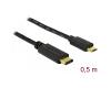 Delock USB-C 2.0 Male > Micro-B USB 2.0 Male 0.5m (83333)
