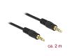 Delock Stereo Cable 3.5mm 4pin M/M 2m (83436)