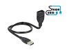 Delock Extension ShapeCable USB-A 2.0 M/F 50cm (83499)