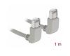 Delock Patch Cable S/FTP Cat.6 Up Angled 1m (83521)