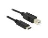 Delock USB-C 2.0 Male > USB 2.0 Type B Male 1m (83601)