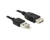 Delock Cable USB-A + Micro-B > USB-A M/F OTG 1m (83611)