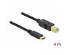 Delock USB-C 2.0 Male > USB 2.0 Type B Male 4m (83667)