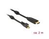 Delock Cable Mini DisplayPort 1.2 &gt; HDMI 4K M/M 2m (83730)