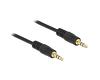 Delock Stereo Cable 3.5mm 3pin Male > Male 0.5m (83742)