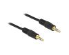 Delock Stereo Cable 3.5mm 3pin Male > Male 1m (83744)