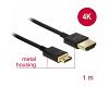 Delock Slim Cable HDMI > Mini HDMI 3D 4K 1m (84776)