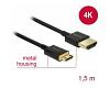 Delock Slim Cable HDMI > Mini HDMI 3D 4K 1.5m (84777)