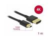 Delock Slim Cable HDMI > Micro HDMI M/M 3D 4K 1m (84781)