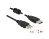 Delock Cable USB-A 2.0 M/M 1.5m (84890)