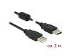 Delock Cable USB-A 2.0 M/M 2m (84891)