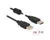 Delock Cable USB-A 2.0 M/M 3m (84892)