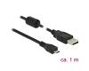 Delock USB-A 2.0 Male > USB 2.0 Micro-B Male 1m (84901)