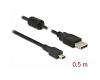 Delock USB-A 2.0 > Mini USB-B 5pin 0.5m (84911)