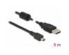 Delock USB-A 2.0 > Mini USB-B 5pin 5m (84916)