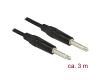 Delock Premium Cable 6.35mm Mono Male > Male 3m (85050)