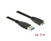 Delock USB-A 3.0 > USB Micro-B 3.0 M/M 3m (85075)