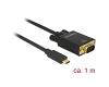 Delock Cable USB-C 3 > VGA 1m (85261)