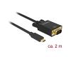 Delock Cable USB-C 3 > VGA 2m (85262)