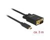 Delock Cable USB-C 3 > VGA 3m (85263)