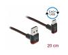 Delock EASY Cable USB-A 2.0 > USB-C 2.0 Angled 0.2m (85274)