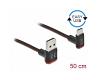 Delock EASY Cable USB-A 2.0 > USB-C 2.0 Angled 0.5m (85275)