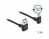 Delock EASY Cable USB-A 2.0 > USB-C 2.0 Angled 1m (85276)