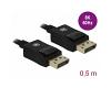 Delock Coaxial Cable DisplayPort 1.4 8K 60Hz M/M 0.5m (85299)