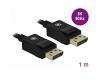 Delock Coaxial Cable DisplayPort 1.4 8K 60Hz M/M 1m (85300)
