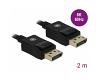Delock Coaxial Cable DisplayPort 1.4 8K 60Hz M/M 2m (85301)