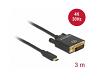 Delock USB-C 3 > DVI-D 4K 30Hz 3m (85322)