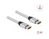 Delock HDMI Cable 48Gbps 8K 60Hz Silver 2m (85367)
