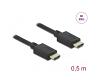 Delock HDMI Cable 48Gbps 8K 60Hz Black 0.5m (85386)