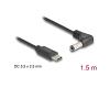 Delock USB TypeC Power Cable > DC 5.5 x 2.5 mm 1.5m (85399)